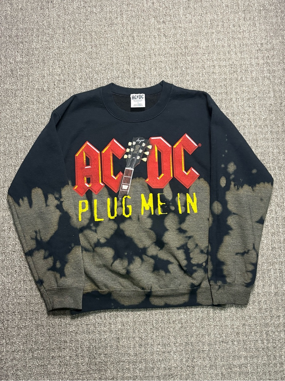 Y2K 2000s style 2016 AC/DC Womens Plug Me In Sweatshirt | $30